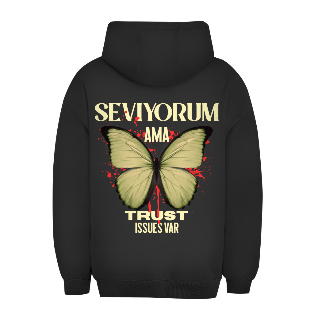 Unisex Oversize Hoodie seviyorum ama