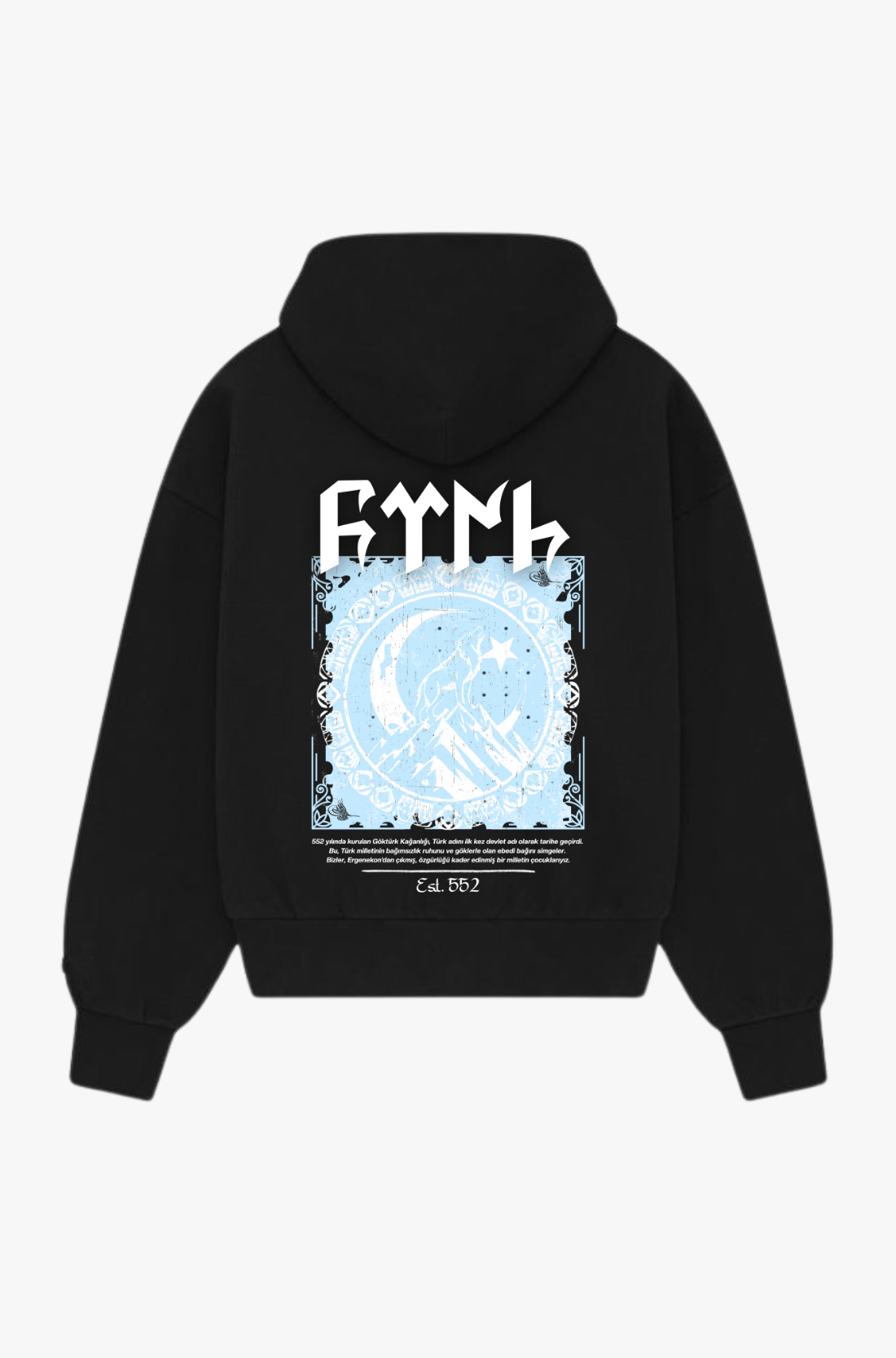GÖKTÜRK 552 - OVERSIZED HOODIE